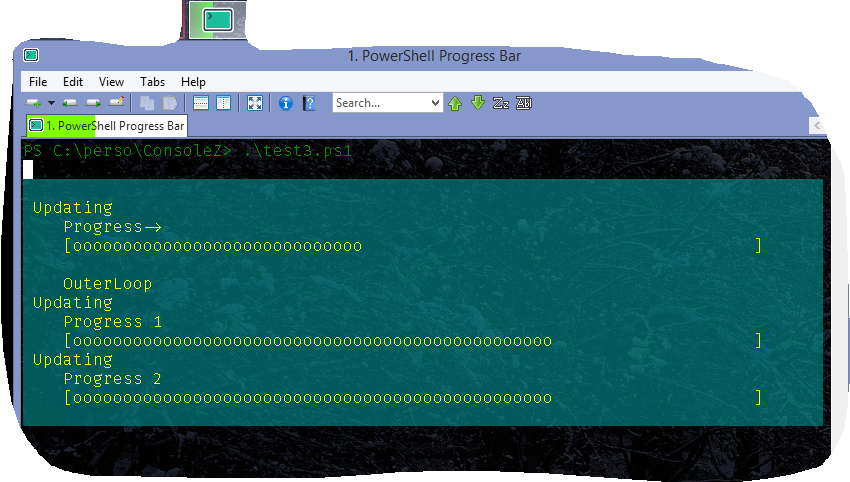 PowerShell progress bar