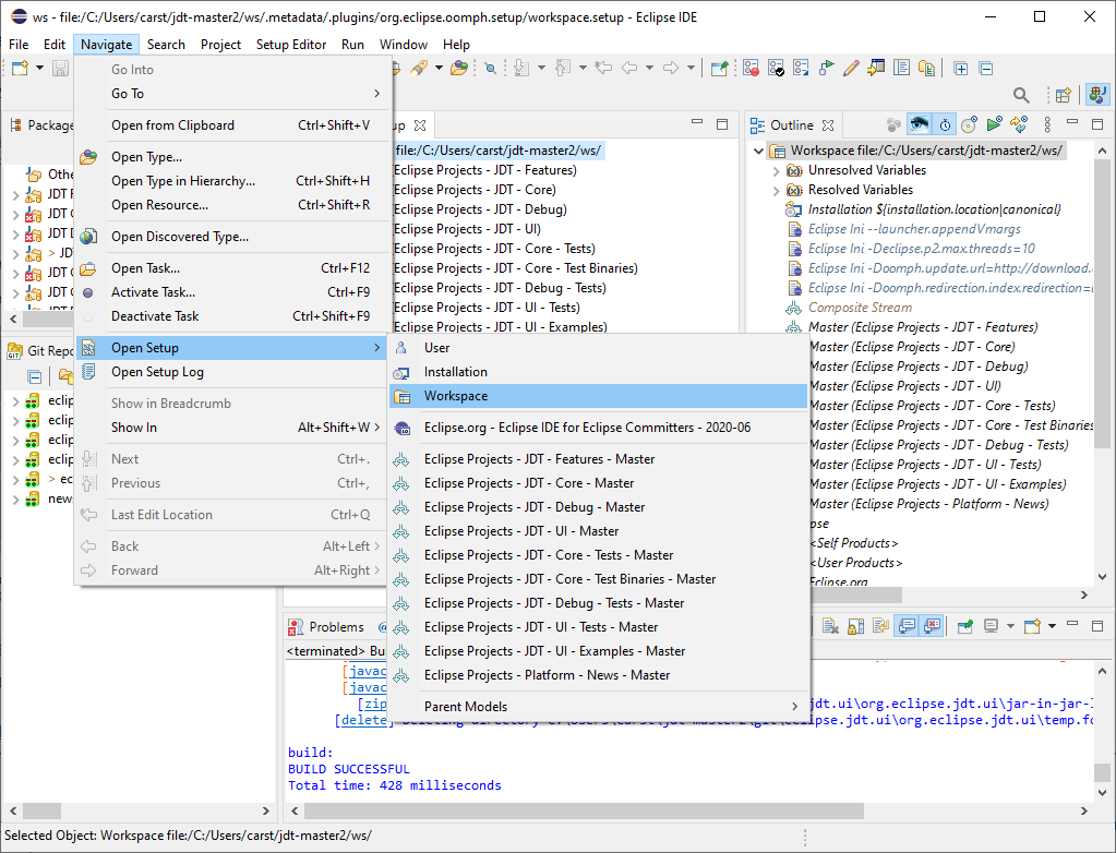 Image:ScreenshotOOMP11_navigatesetupworkspace.png