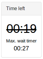 Illustration of the VisualTimer widget