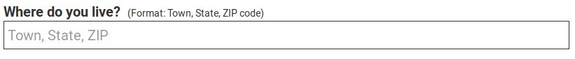 Illustration of the CustomInput widget